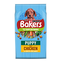 BAKERS Puppy Chicken with Vegetables Dry Dog Food Purina